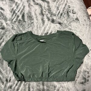 Aerie Forest Green Crop Top Bralette